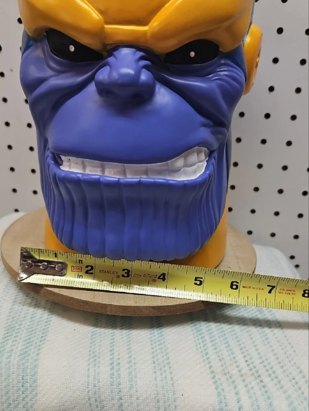 Marvel Heroes Thanos Head Bust Coin Bank Previews Exclusive Full Size 1:1 Scale